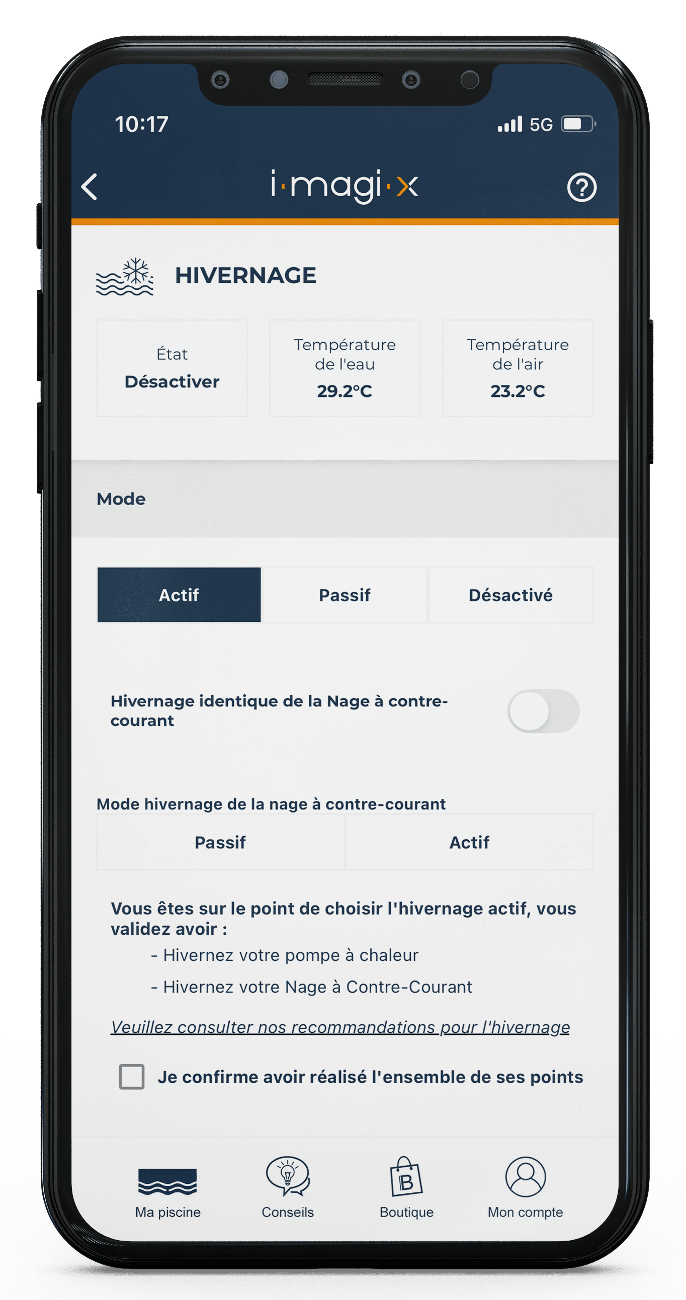 Application iMAGI-X Hivernage